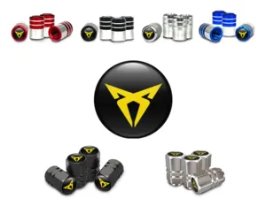 Seat Cupra Tire Valve Caps for Bicycle Racing Style